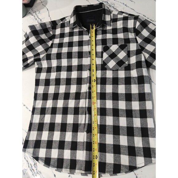 Nomad Craft&Flow Flannel Shacket Mens L Red Buffalo Plaid Thermal Lined Shirt - Picture 4 of 8